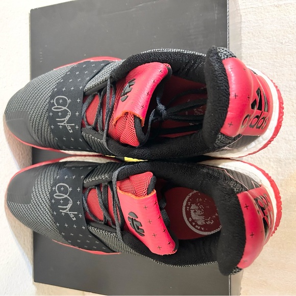 Adidas Harden Vol. 3 Black/Red size 12 MEN’S BASKETBALL SHOES - Picture 7 of 9